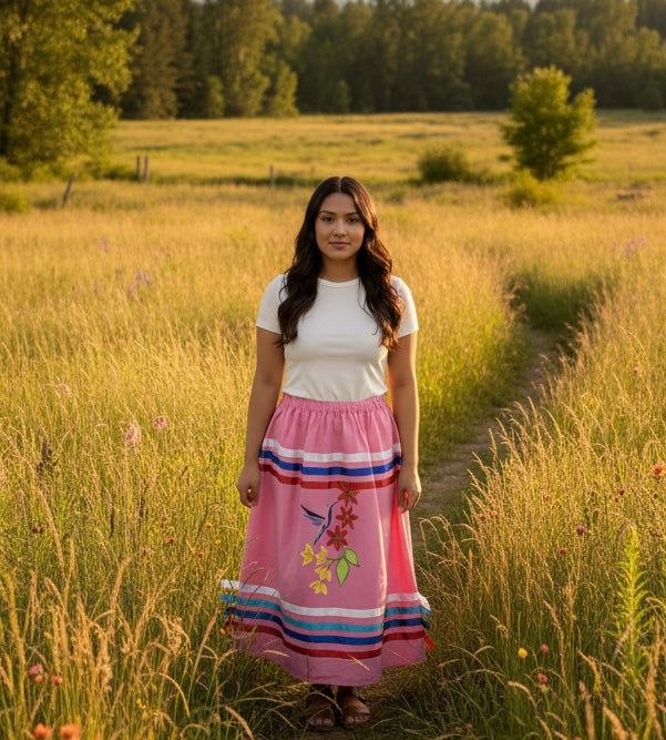 OLDTRIBES™ Dancing Hummingbird Ribbon Skirt – OldTribes