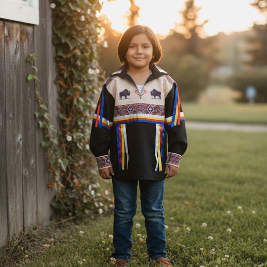 Beige Buffalo Youth Ribbon shirt