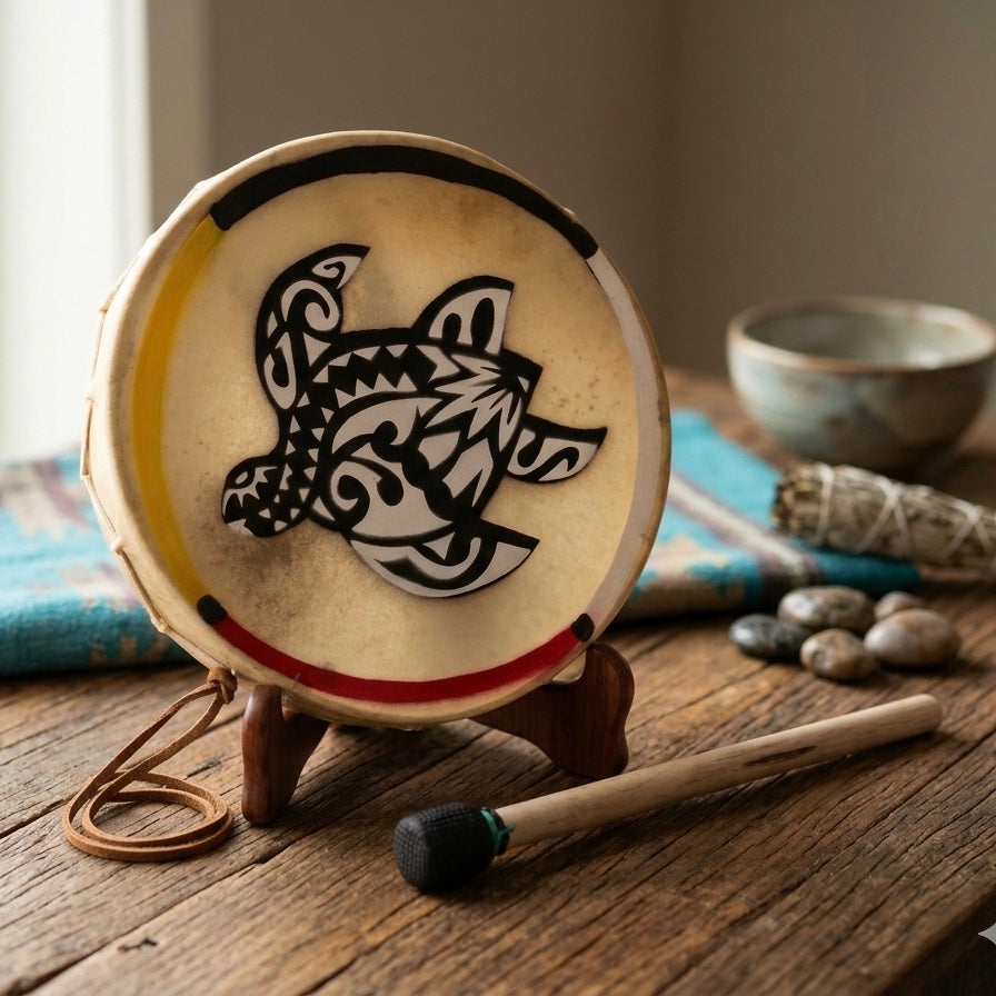Turtle 8” Hand Drum
