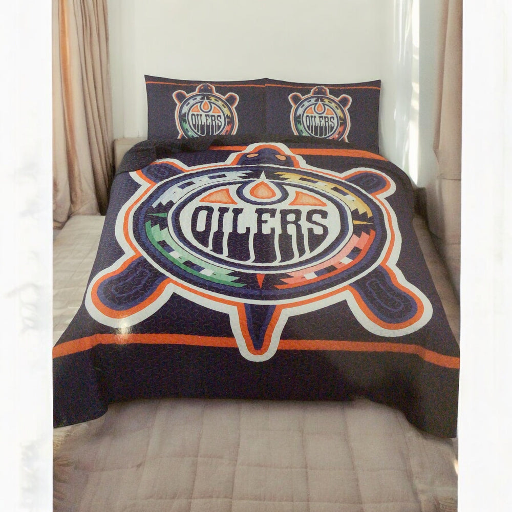 Oilers 3 Piece Quilt Set
