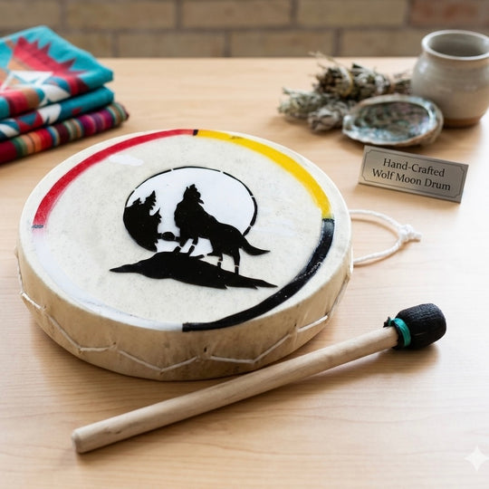 Howling Wolf 8” Hand Drum