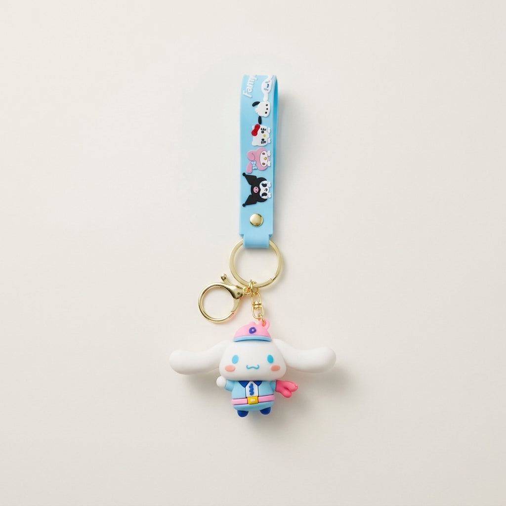 Family 3D Character Keychains