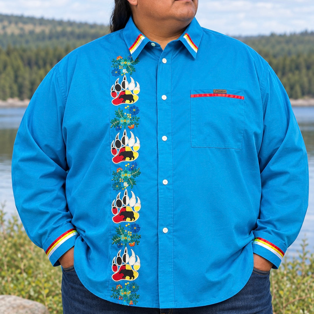 Bear Paw Generous Fit Ribbon Shirt