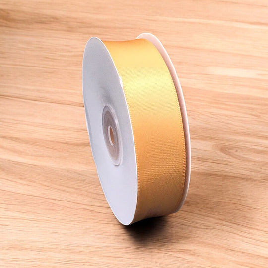 30 Meter Double Face Bronze Yellow Ribbon Roll#660