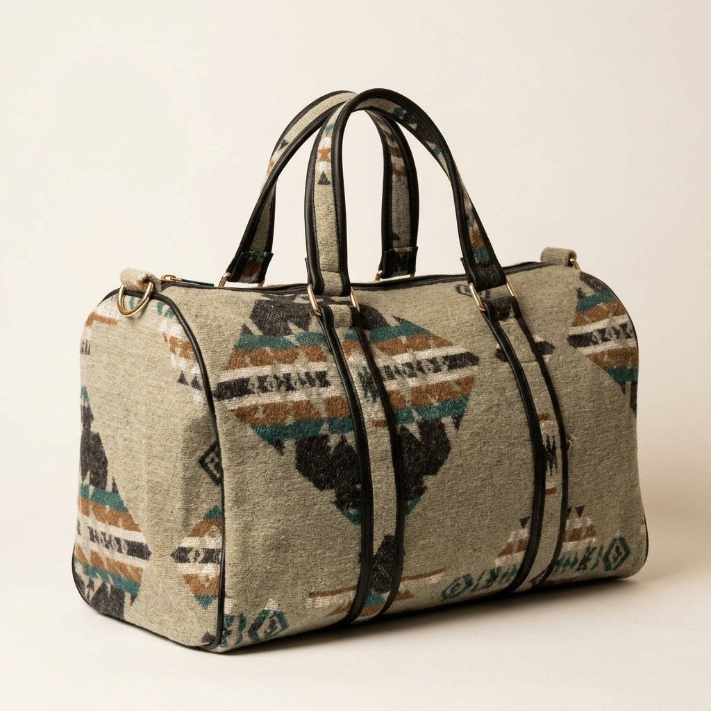 Grey Duffle bags