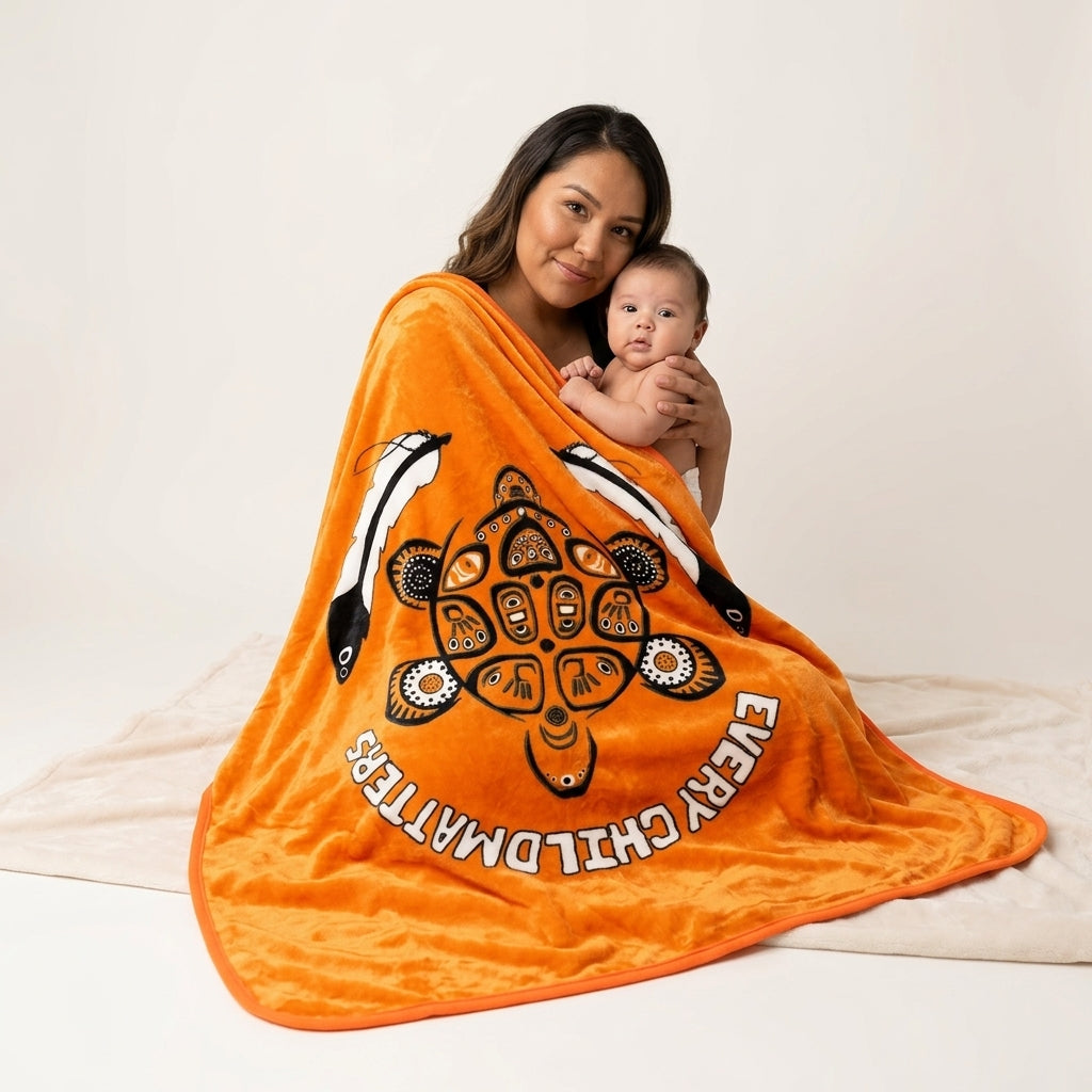 Turtle every child matters baby blanket
