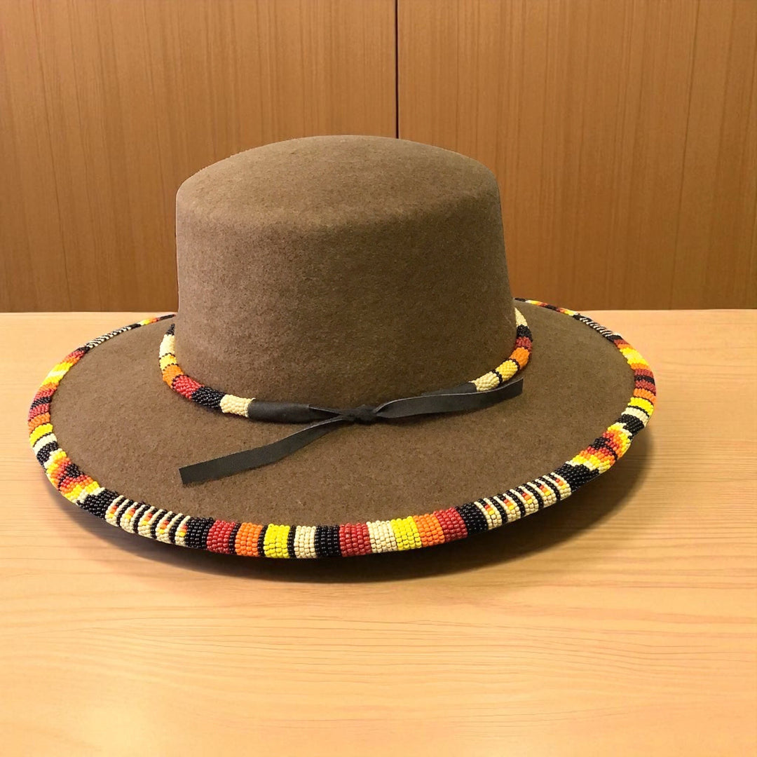 SIZE-59 Handmade Beaded Hat