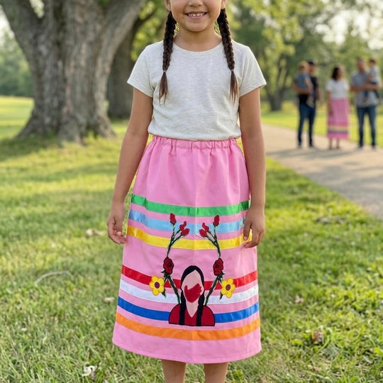 OLDTRIBES™ Youth No more stolen Sister Ribbon Skirt