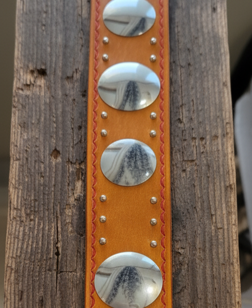 Traditionally Silver or bronze Concho for  Belts  decorations