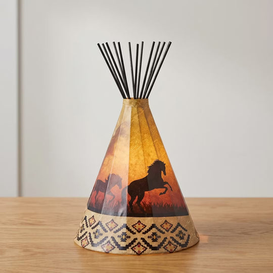 Horses Teepee Lamp