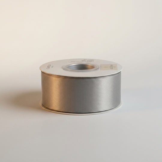 Satin Ribbon Double Face-Khaki 
