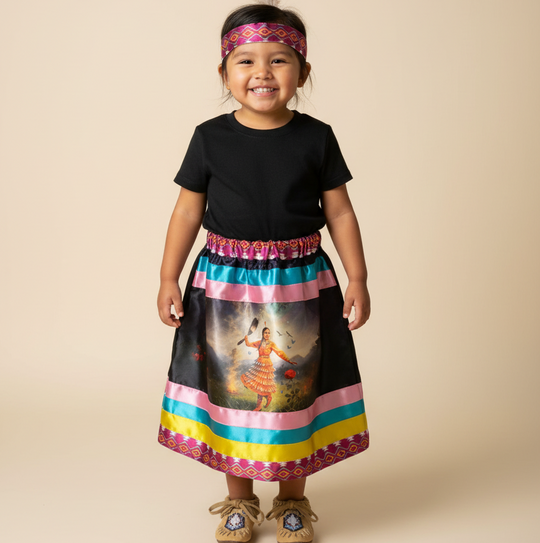 OLDTRIBES™  Infants Dancing of Wind Ribbon Skirt