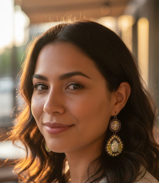 Drop Beaded Earrings(9)