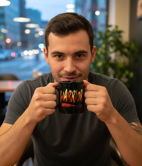 OLDTRIBES™ Southwestern Style Black Ceramic mug