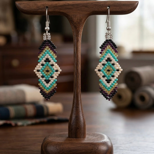 Soul Feather Earrings turquoise