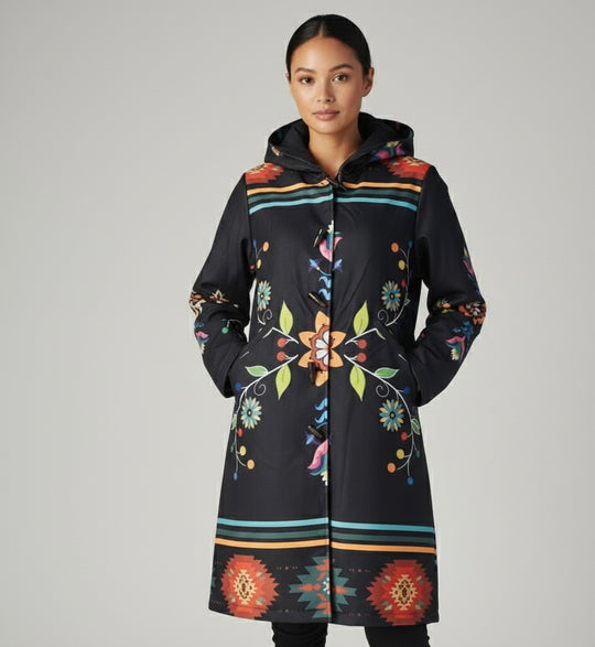 OLDTRIBES™Sacred Bloom long Coat