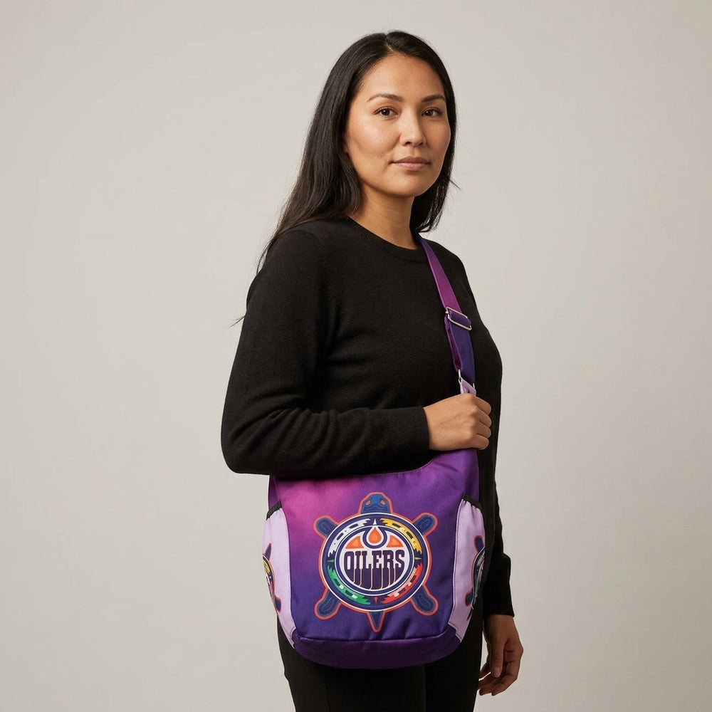 Purple Oiler Crossbody Bag