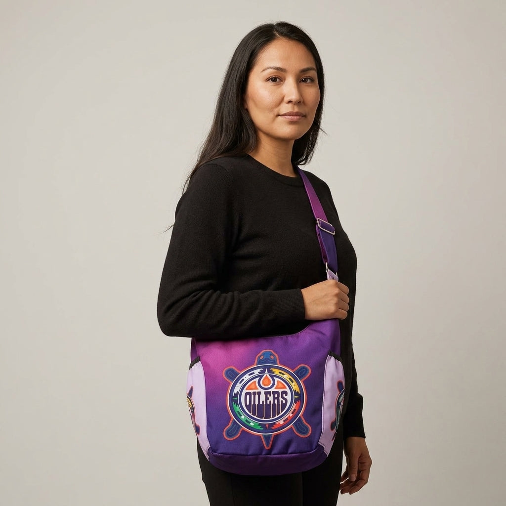 Purple Oiler Crossbody Bag