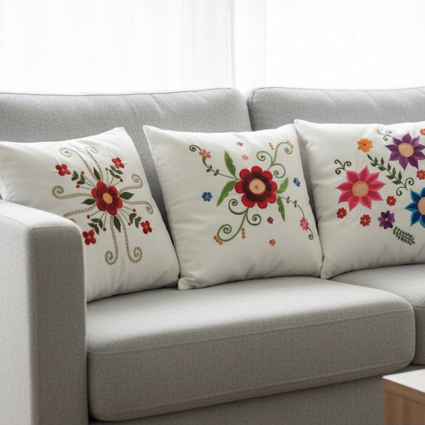 Embroidered Pillows Cushion Cover(#4)