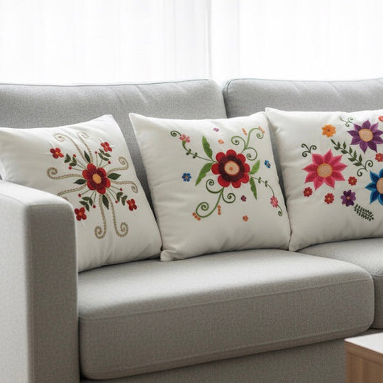 Embroidered Pillows Cushion Cover(#4)