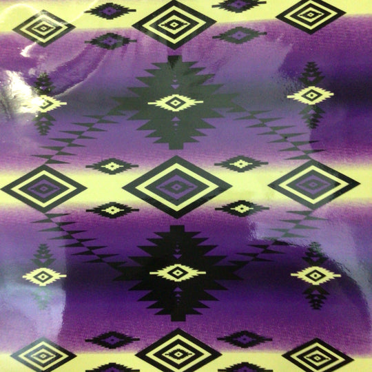 Navajo Purple Ultra Soft Luxury Plush Blanket