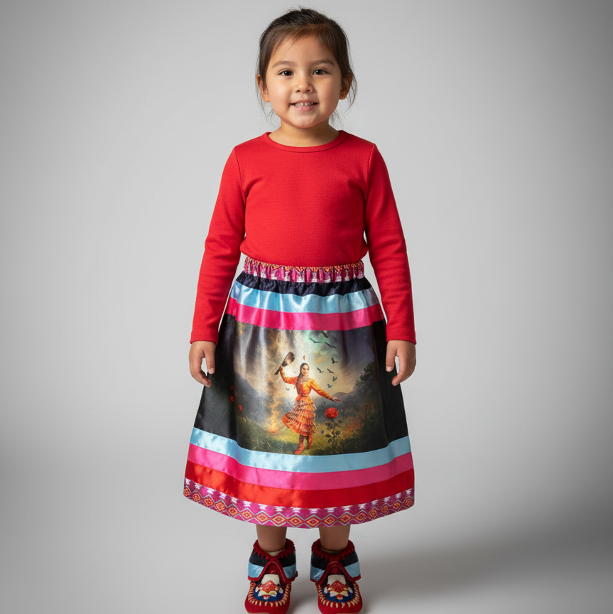 OLDTRIBES™  Infants Dancing of Wind Ribbon Skirt