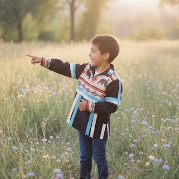Beige Bear Youth Ribbon shirt