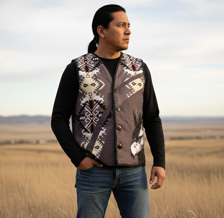 Eagle Native Vest(White)