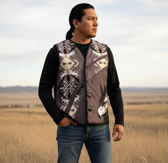 Eagle Native Vest(White)