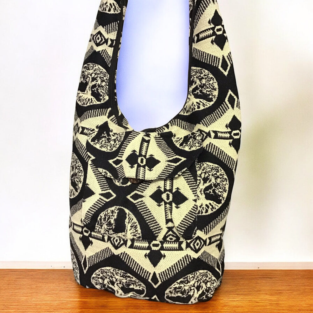 OLDTRIBES™ Black   Tree of live Crossbody Bag