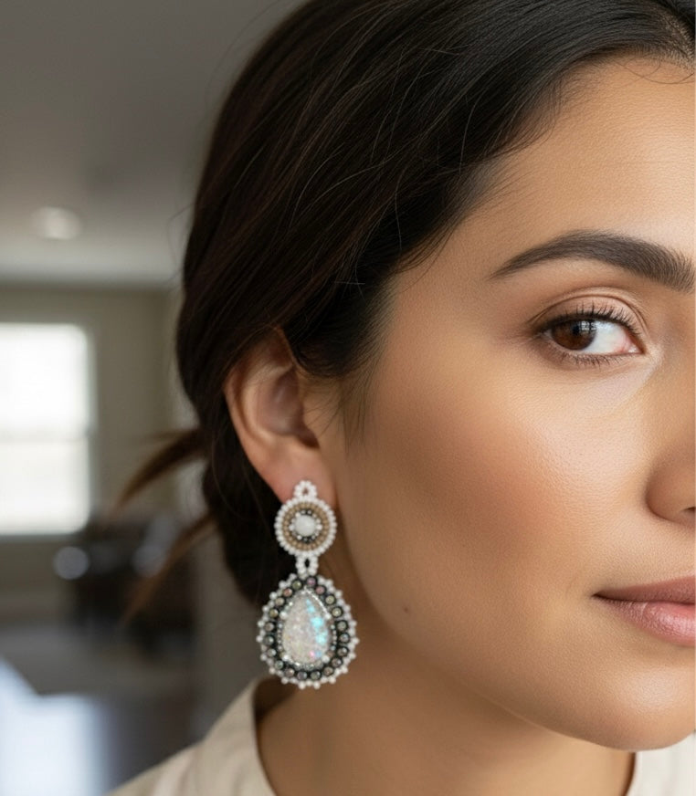 Drop Beaded Earrings(11)