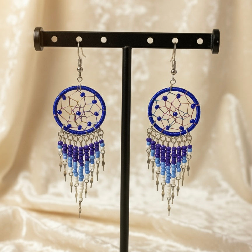 Dark blue/Dreamcatcher Dangles