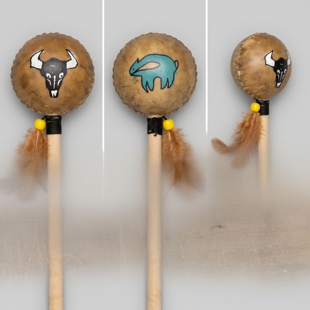 Handcrafted Ceremonial Rattle (15)