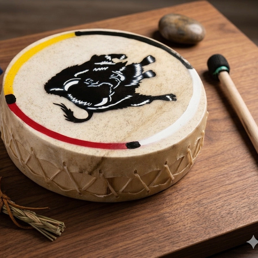 OLDTRIBES Buffalo 8” Hand Drum