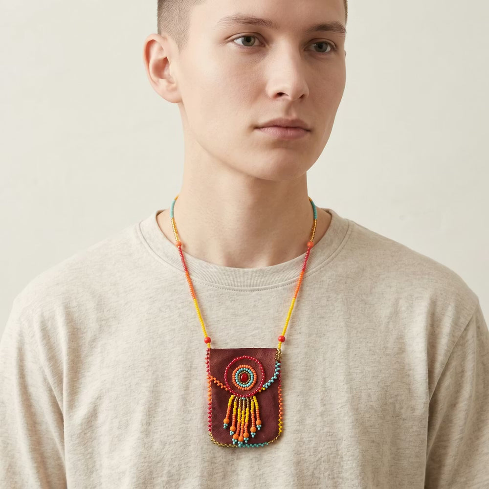 OLDTRIBES™ Burgundy Medicine Bag