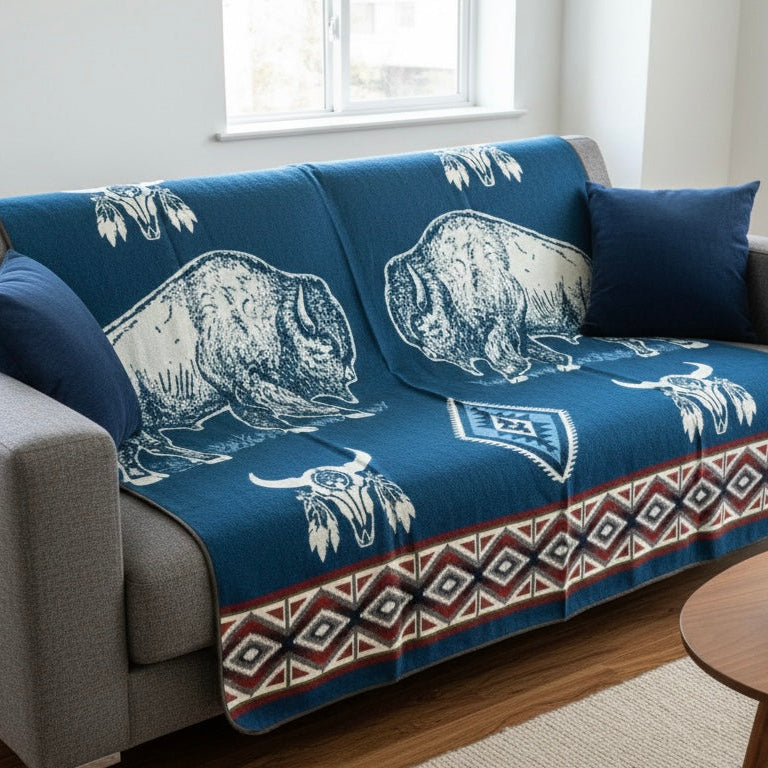 OLDTRIBES™ Spirit of the Great Plains Alpaca Blanket
