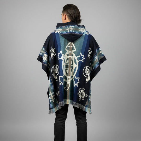 Turtle HandMade Wool Poncho