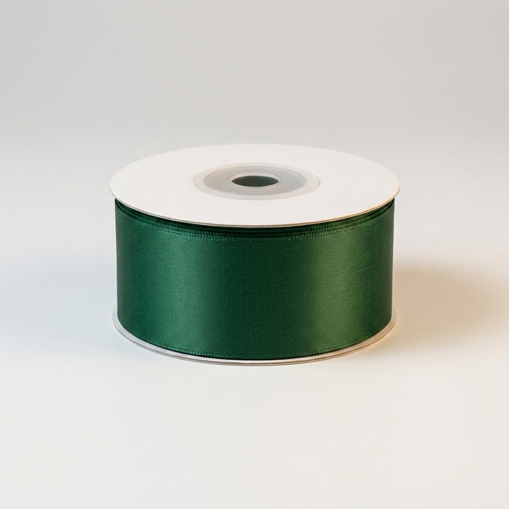 Satin Ribbon Double Face- Forest Green 