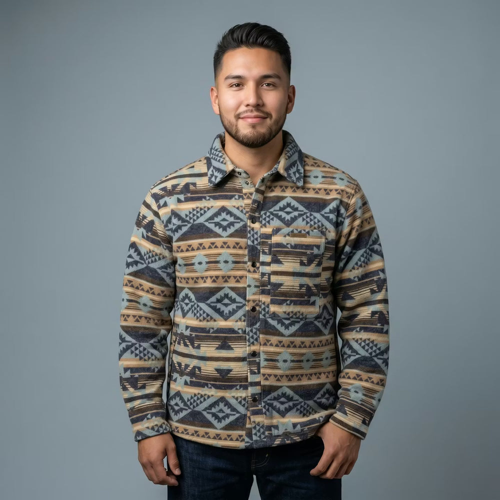 OLDTRIBES Blue and Cream Grand Canyon Jacket (Unisex)