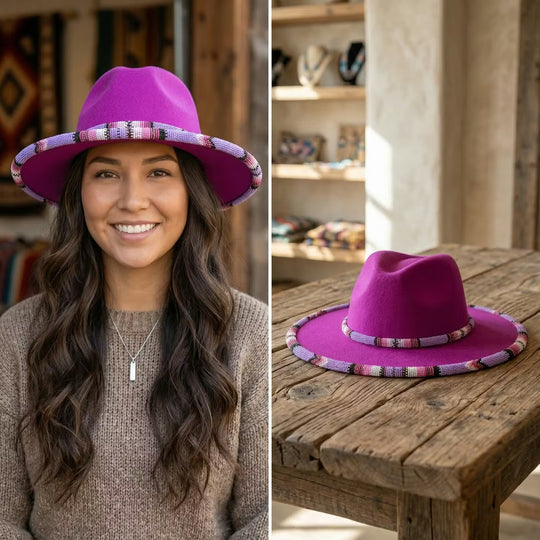 Size-58 Handmade Beaded Hat