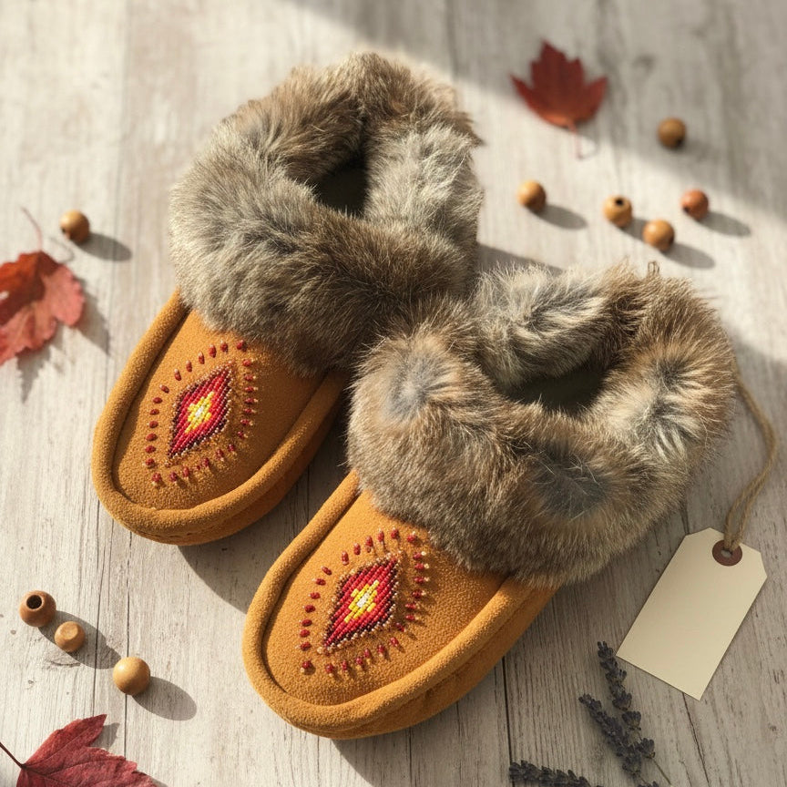 Moccasins Beaded (Size 7)