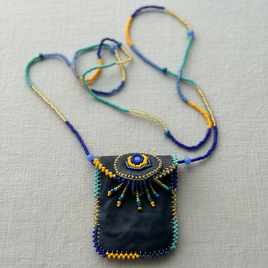 OLDTRIBES™ dark blue Medicine Bag