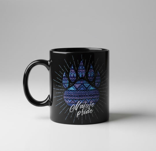 Tasse en céramique noire de style sud-ouest OLDTRIBES™