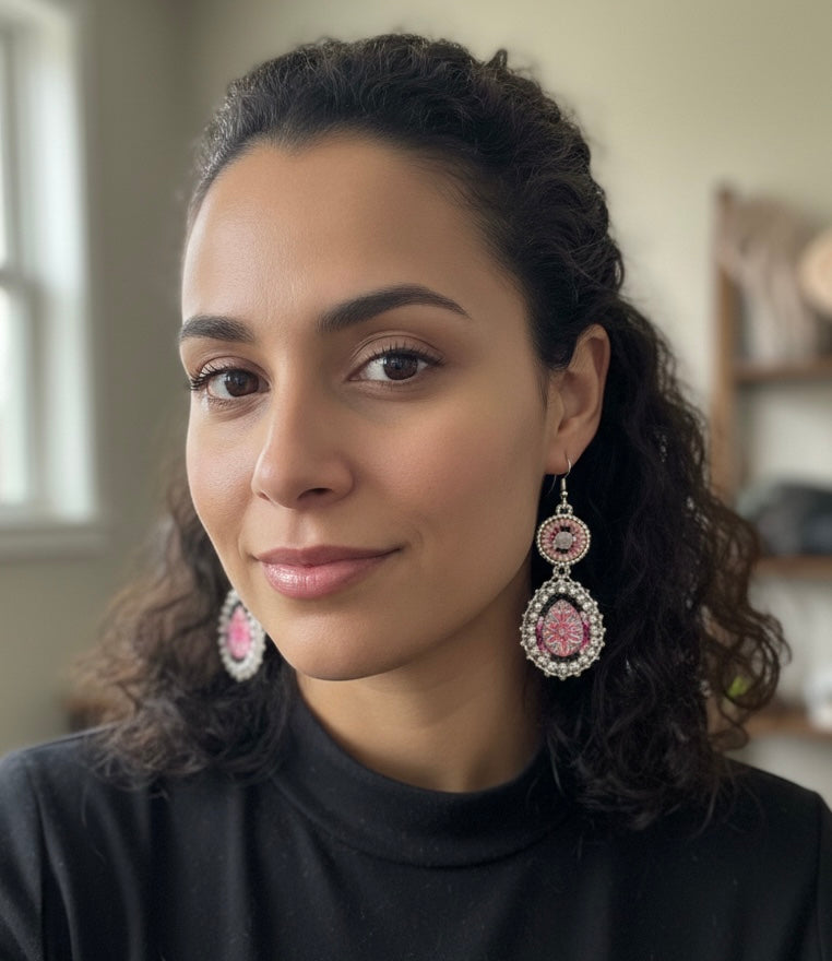 Drop Beaded Earrings(5)