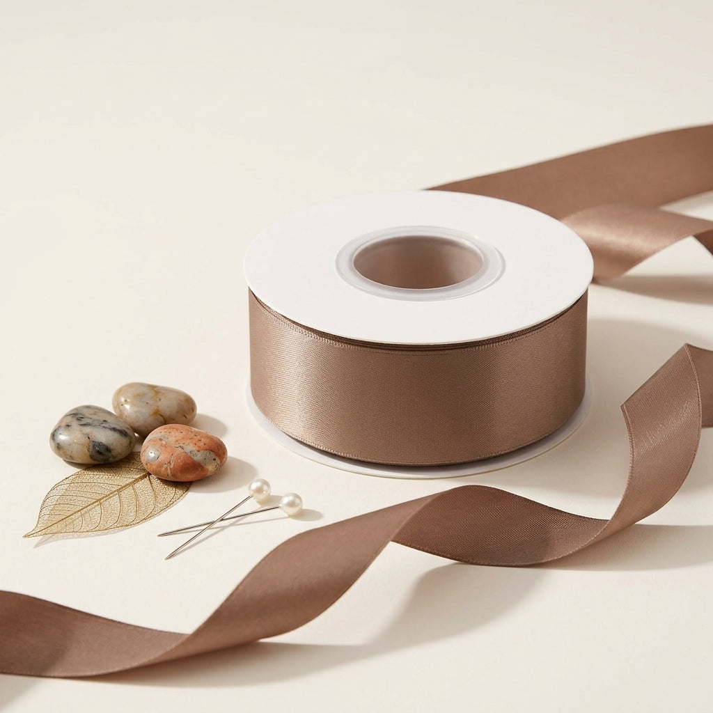 Satin Ribbon Double Face- Champagne 