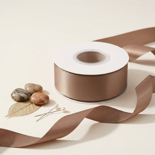Satin Ribbon Double Face- Champagne 