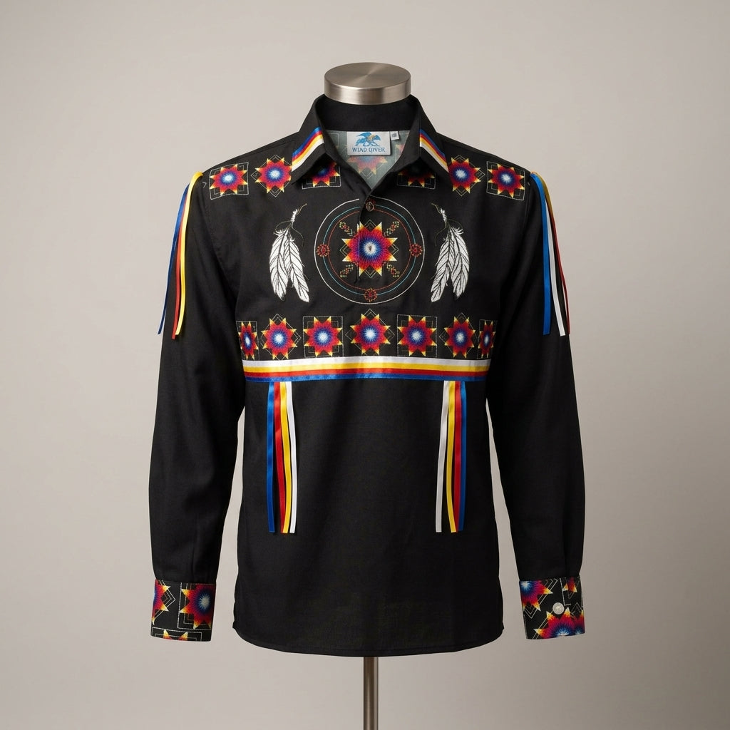 Feathers Youth Ribbon shirt