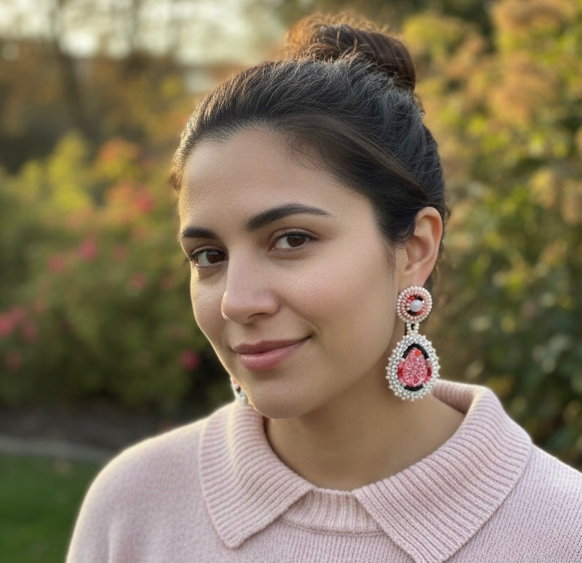 Drop Beaded Earrings(4)