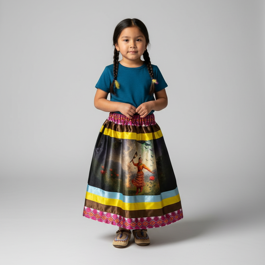 OLDTRIBES™  Infants Dancing of Wind Ribbon Skirt