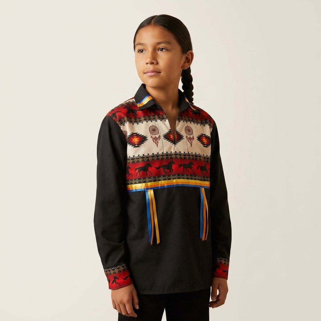 Horses Youth Ribbon shirt
